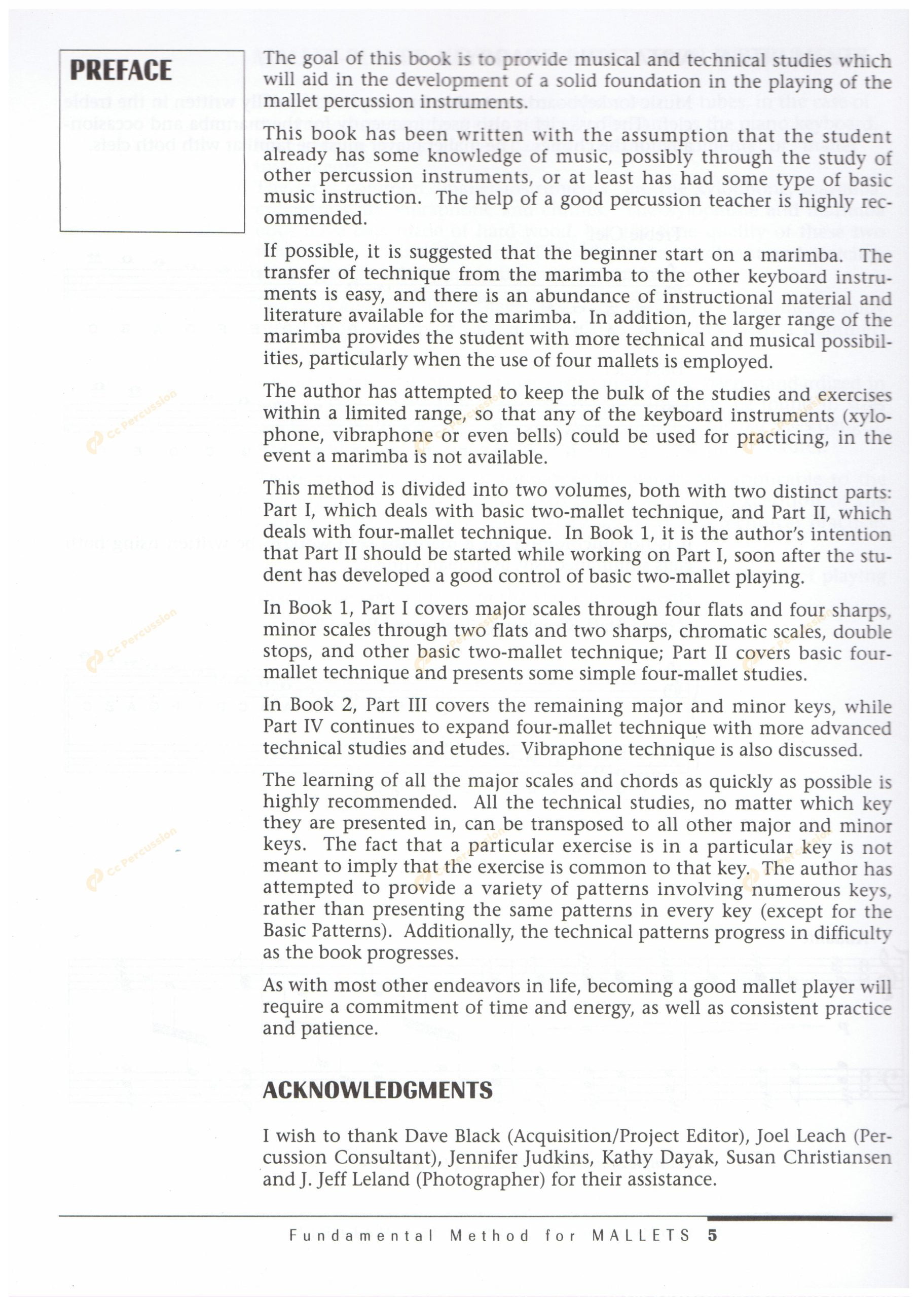 Peters-Fundamental Method for Mallets Book 1 彼德斯 – 鍵盤樂器演奏的基礎方法(第一冊):圖片 3