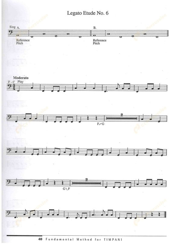 Peters - Fundamental Method for Timpani 彼德斯 - 定音鼓演奏的基礎方法：圖片 4