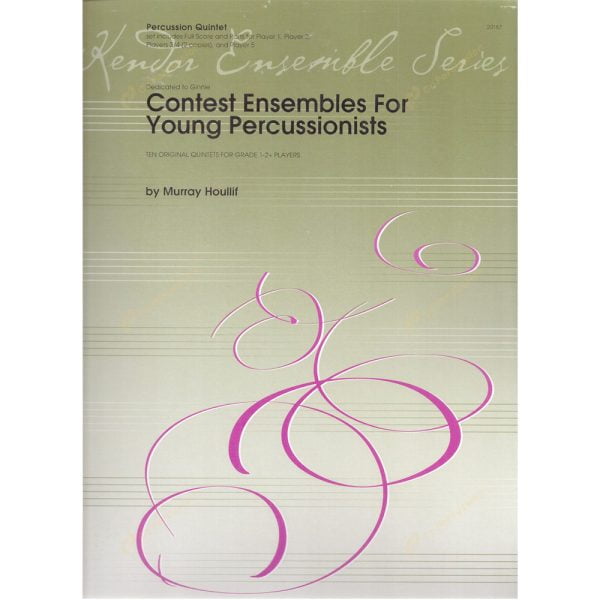 【預定商品】Houllif - Contest Ensembles For Young Percussionists 霍利夫 - 青年打擊樂重奏比賽作品集