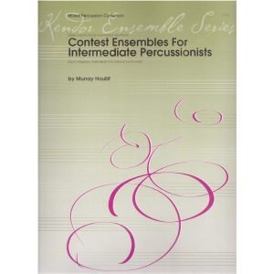 【預定商品】Houllif -  Contest Ensembles For Intermediate Percussionists 霍利夫 - 中階打擊樂手的重奏比賽作品集