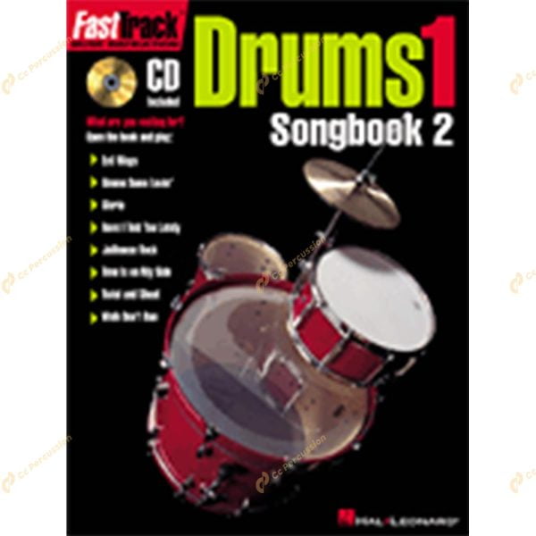 【出清】FastTrack Drums Songbook 2 - Level 1 快速入門爵士鼓曲集2 - 等級1（書籍+線上錄音）
