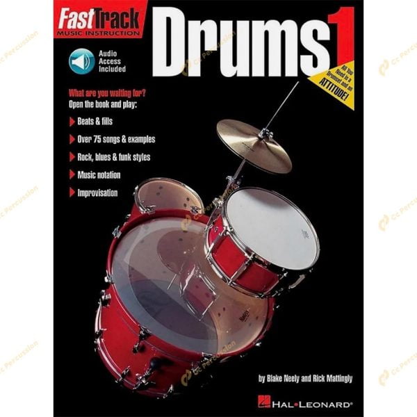 【出清】FastTrack Drum Method - Book 1 快速入門爵士鼓教材 - 第一冊（書籍+線上錄音）