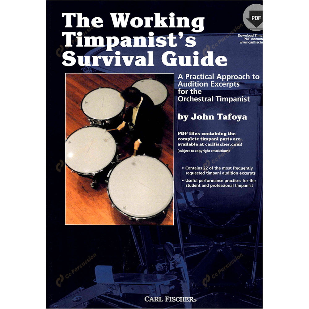 【預購商品】Tafoya - The Working Timpanist's Survival Guide 塔佛亞 - 現職定音鼓樂師的生存指南