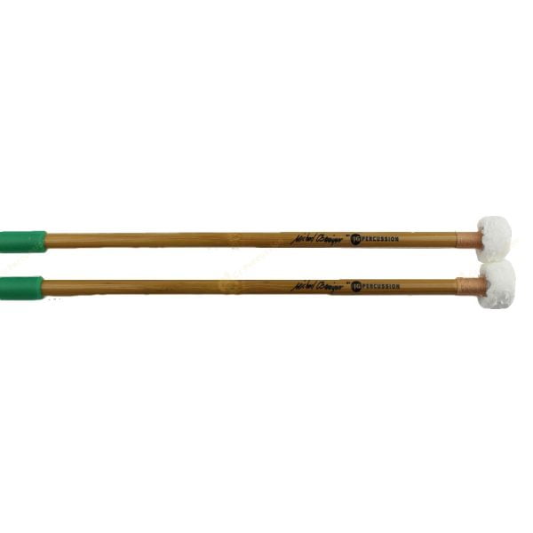 【預購商品】【JGPercussion】MO10 "馬勒(大)" 竹製棒身 柏林音樂廳管絃樂團定音鼓首席【邁克爾·奧伯邁爾】簽名系列定音鼓棒