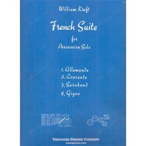 【預定商品】Kraft - French Suite for Percussion Solo 卡夫特 - 獨奏打擊樂的法國組曲
