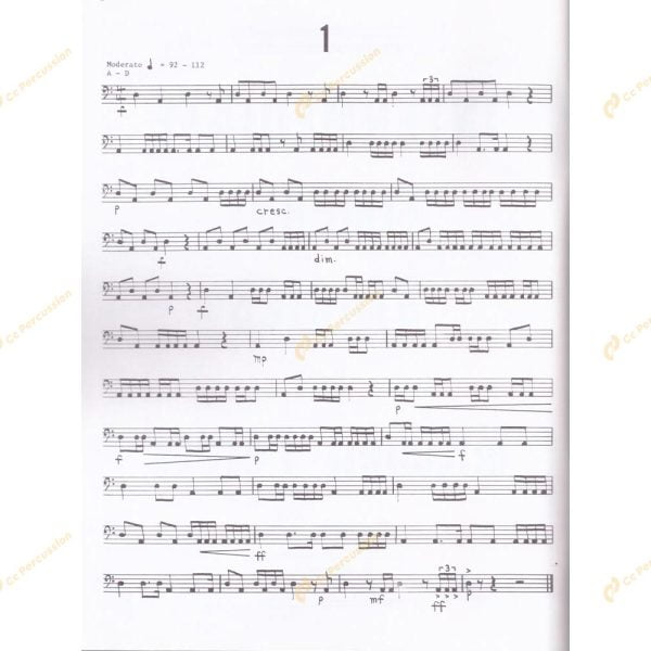 Peters - Intermediate Timpani Studies 彼得斯-初階定音鼓練習教本：圖片 2