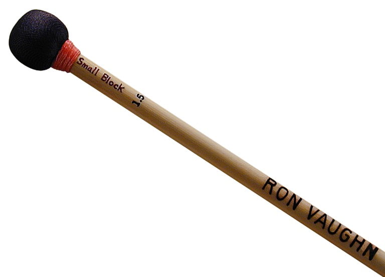 【預購商品】【Ron Vaughn】SBM-1.5R 小號木魚槌 14吋 藤柄 #1.5號槌:圖片 2